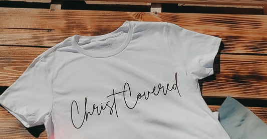 White Christ Covered T-Shirt